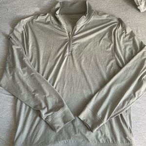 Van Heusen Light Gray Performance Quarter-Zip